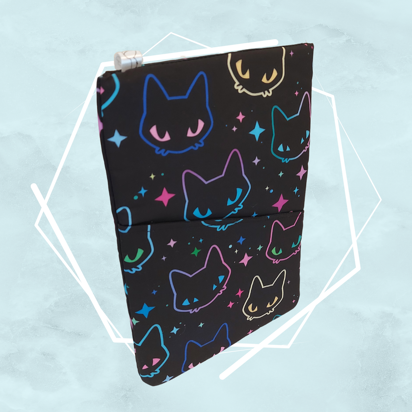 colorful cats booksleeve