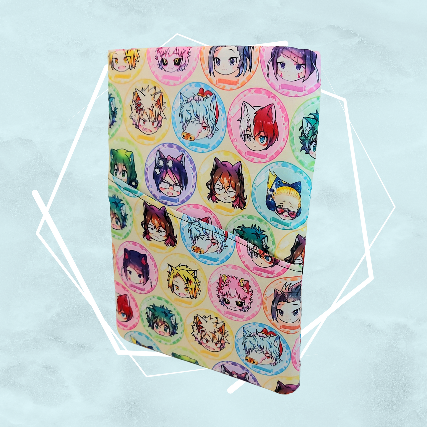 My hero chibis booksleeve