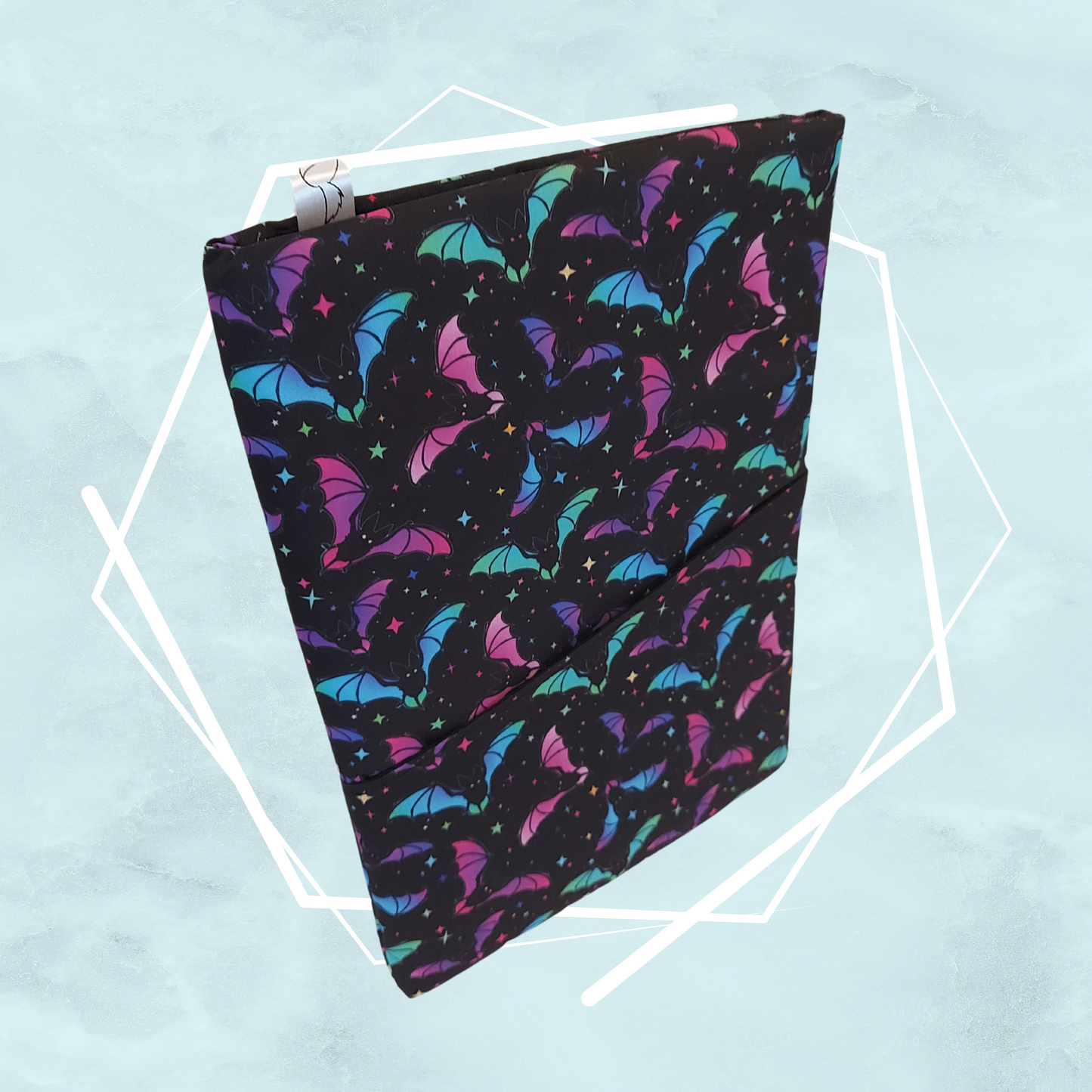 Colorful bats booksleeve