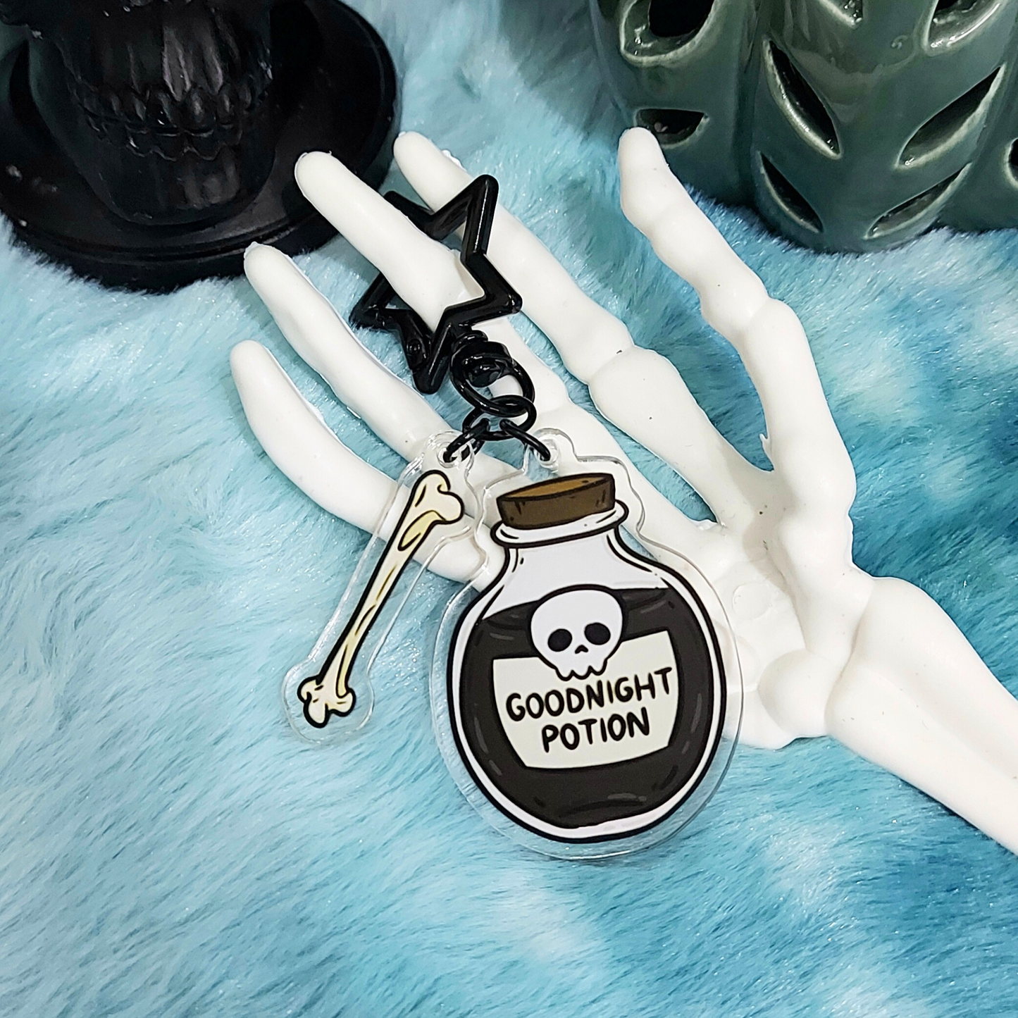 Goodnight potion acrylic double keychain