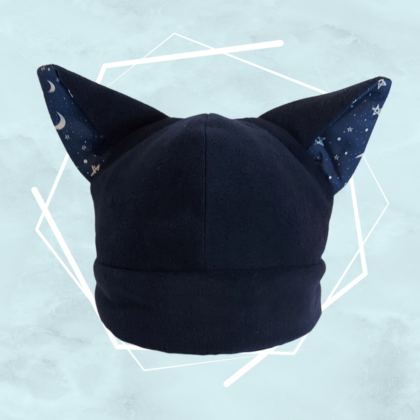 Starry night nekomimi beanie