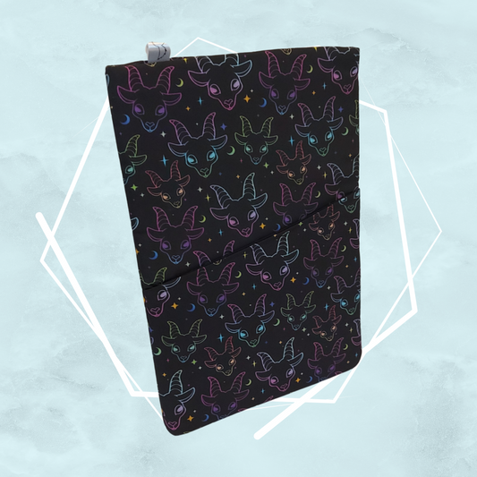 Colorful goats booksleeve