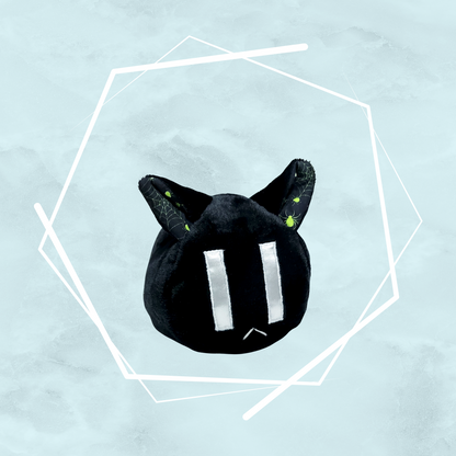 Small black kitty plushies