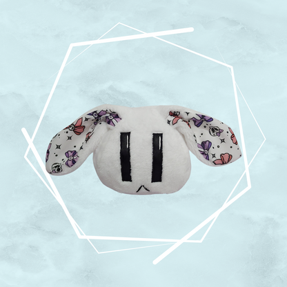 Small White Bunny and Kitty Plushies