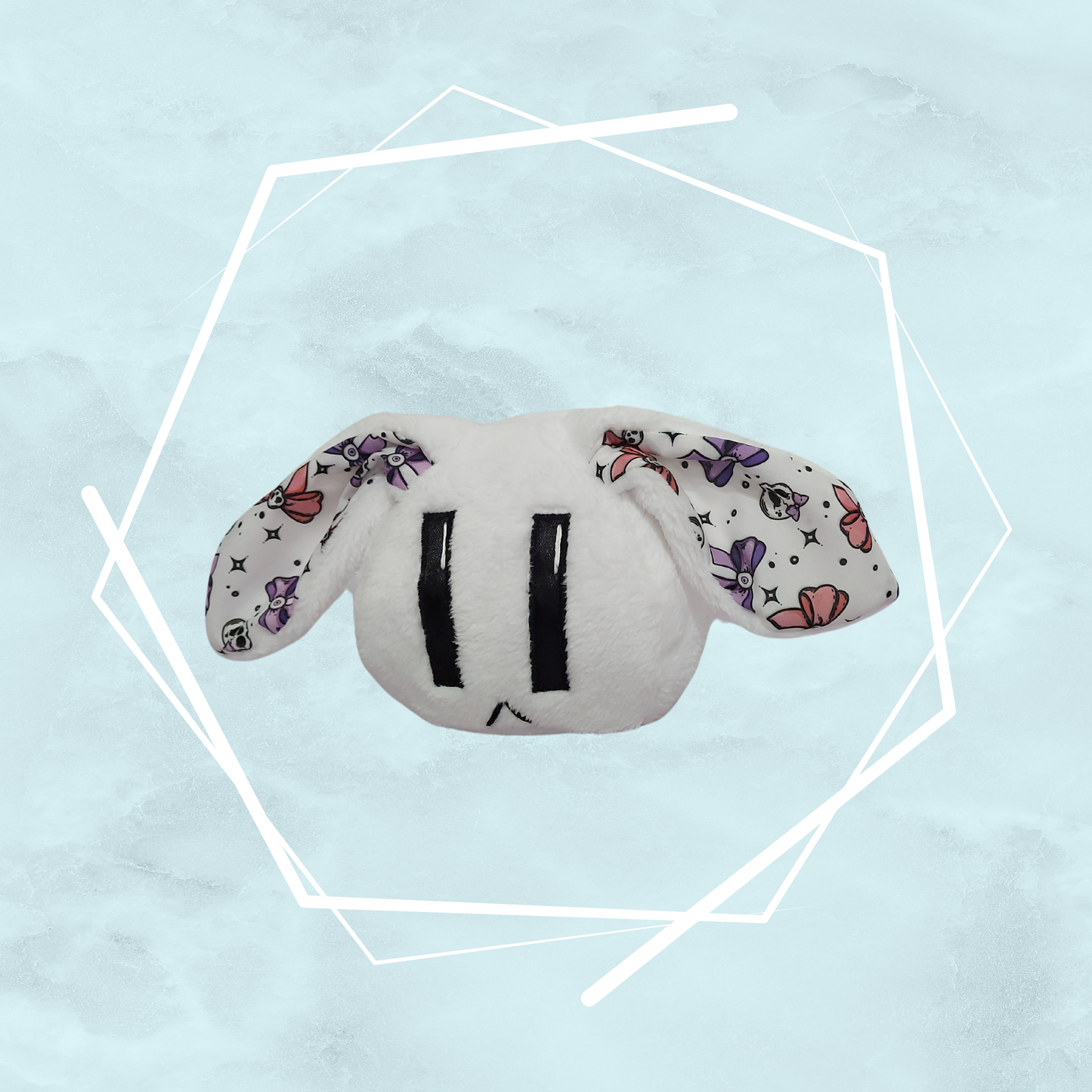 Small White Bunny and Kitty Plushies