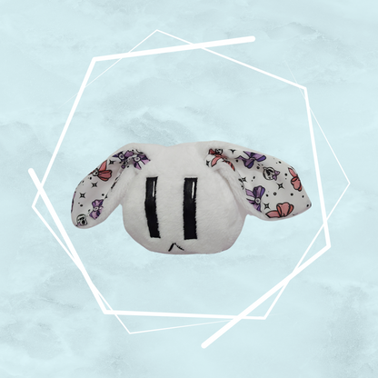 Small White Bunny and Kitty Plushies