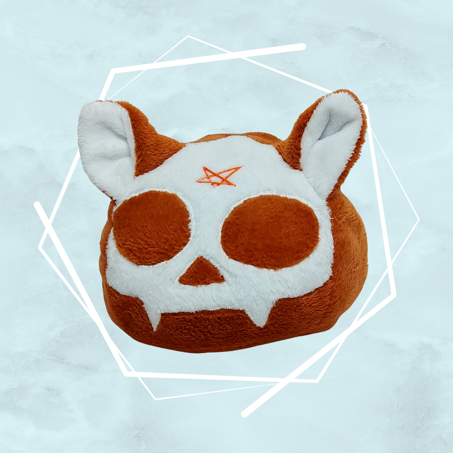 Cat skull plushies