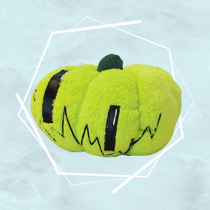 Toxic pumpkin plushie