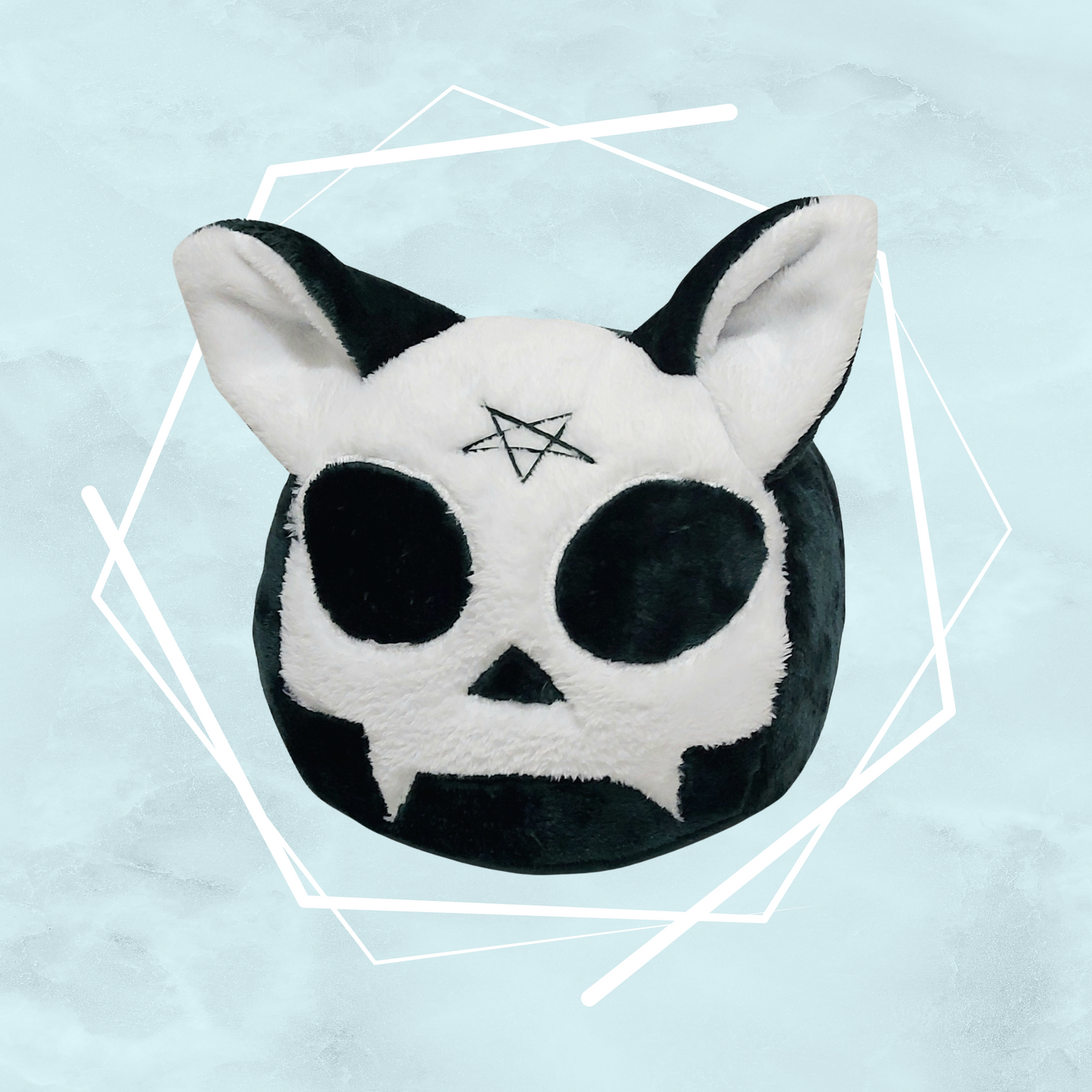 Cat skull plushies