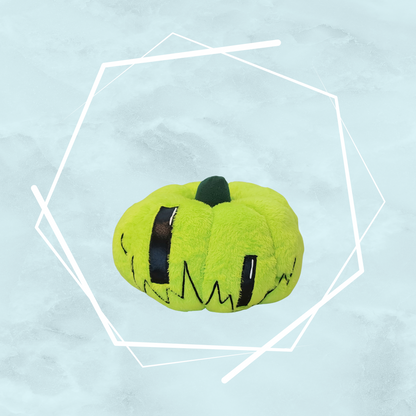 Toxic pumpkin plushie