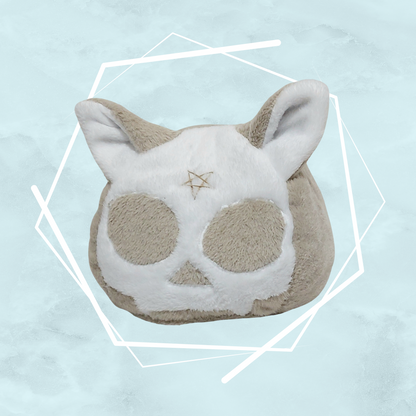 Cat skull plushies