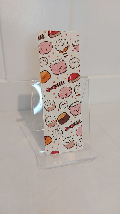 Sushi and mochi bookmark set of 5