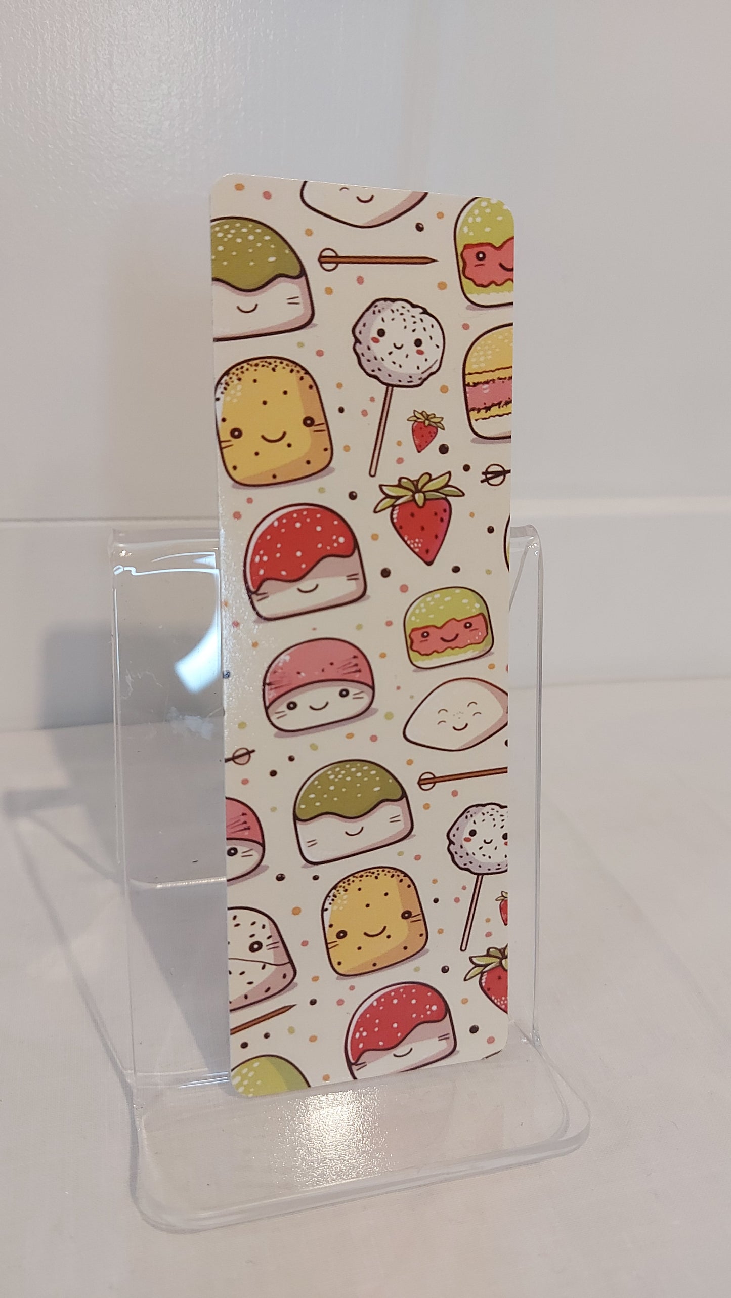 Sushi and mochi bookmark set of 5