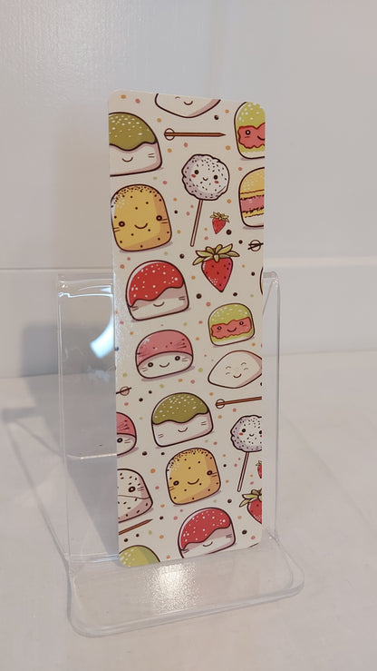 Sushi and mochi bookmark set of 5