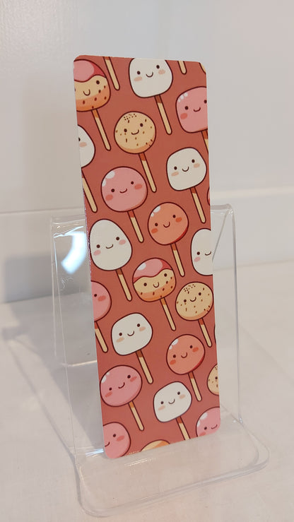 Sushi and mochi bookmark set of 5