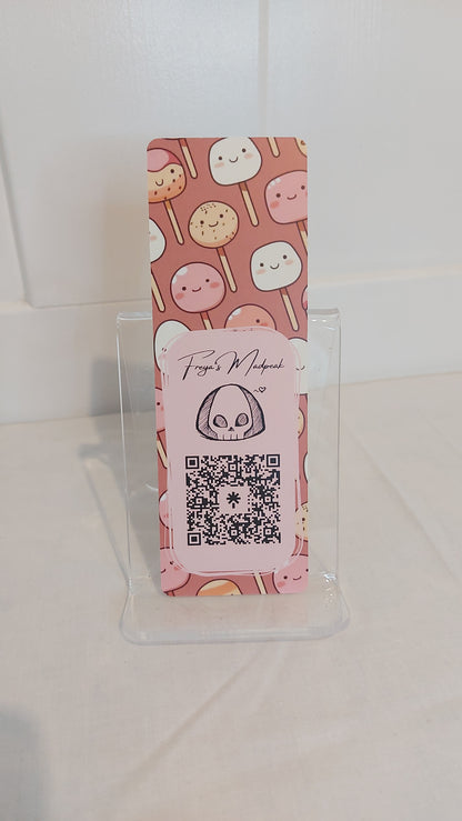 Sushi and mochi bookmark set of 5