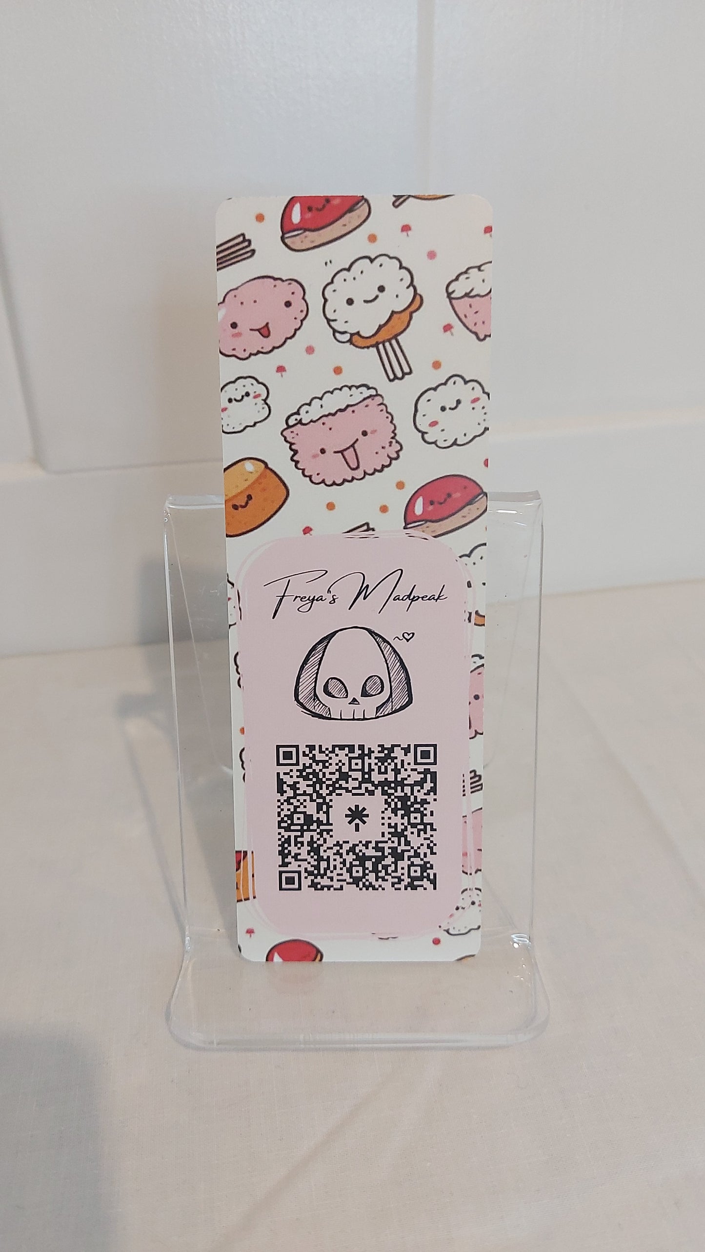 Sushi and mochi bookmark set of 5