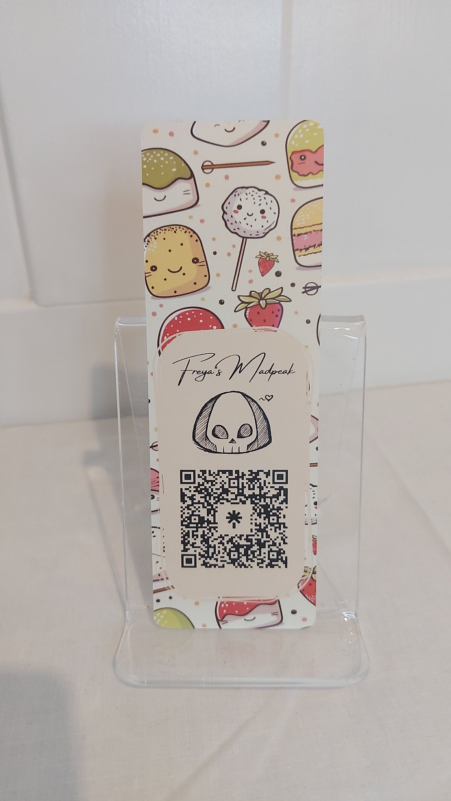 Sushi and mochi bookmark set of 5