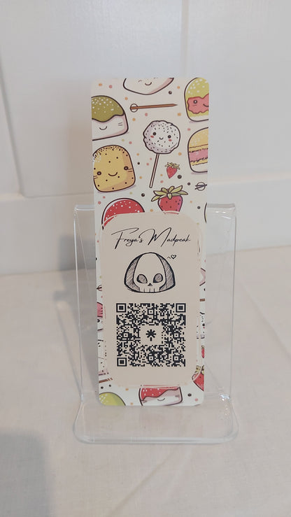 Sushi and mochi bookmark set of 5