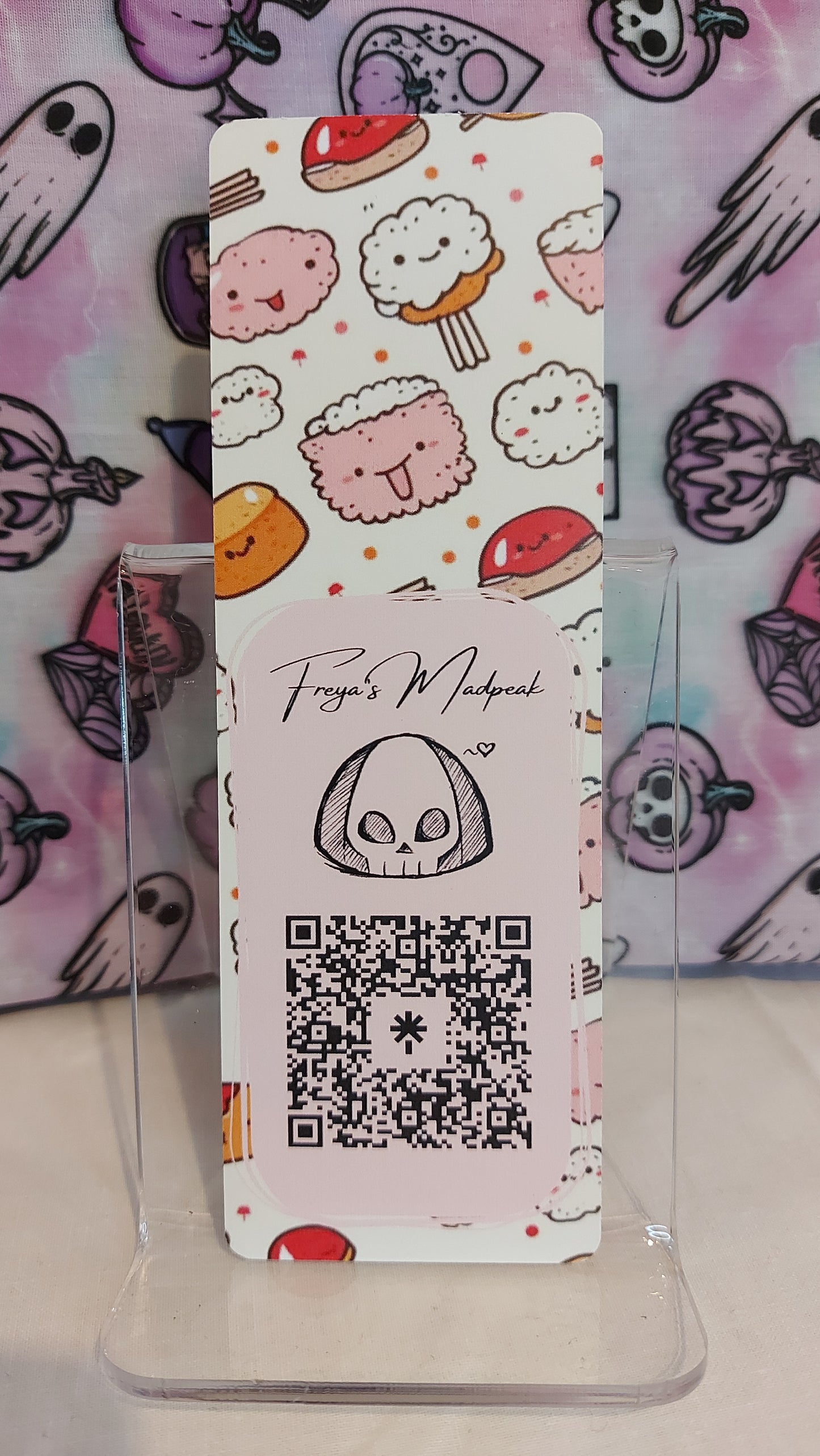 light pinkish sushi bookmark