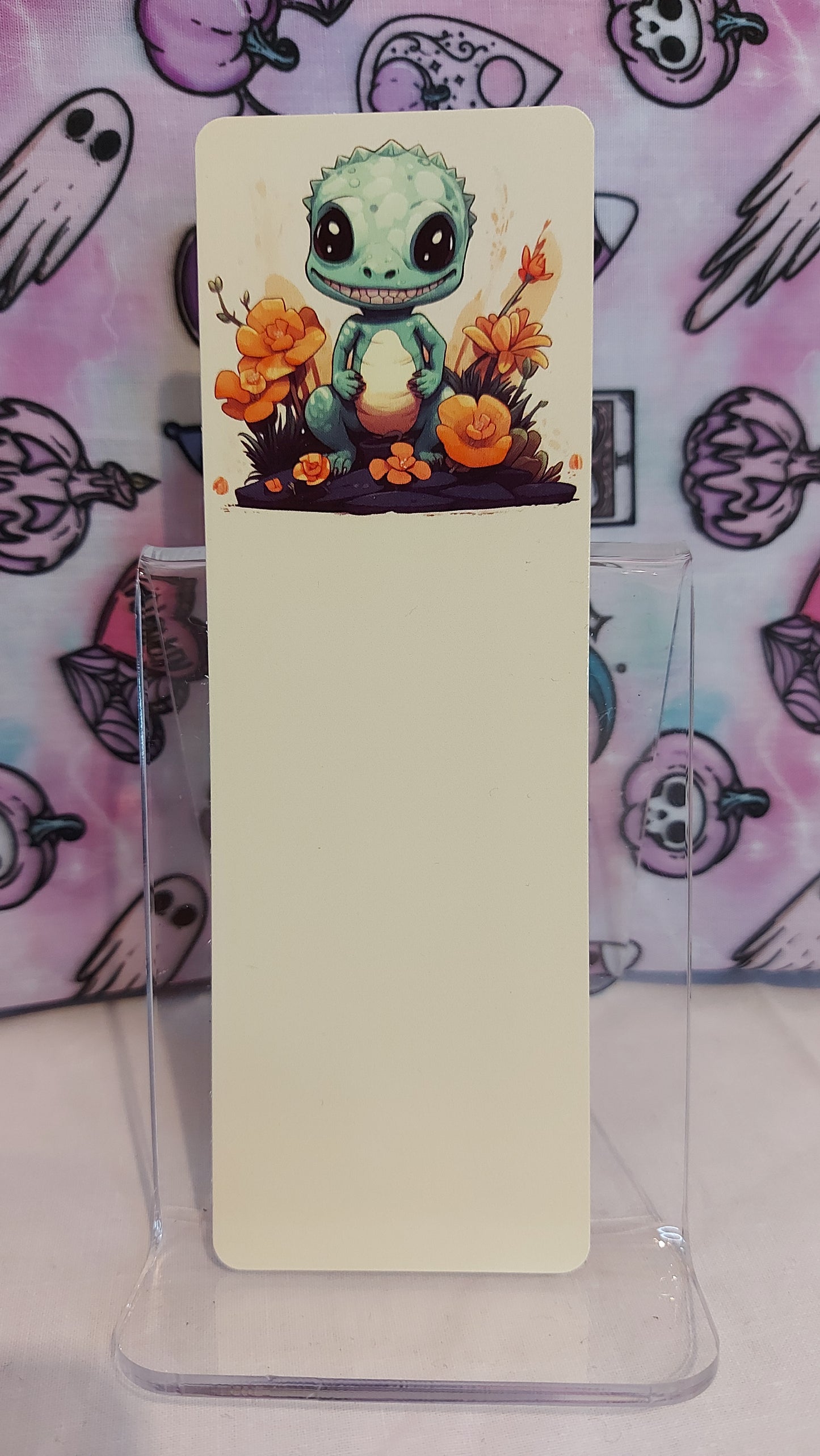 Otherworldly lizard bookmark