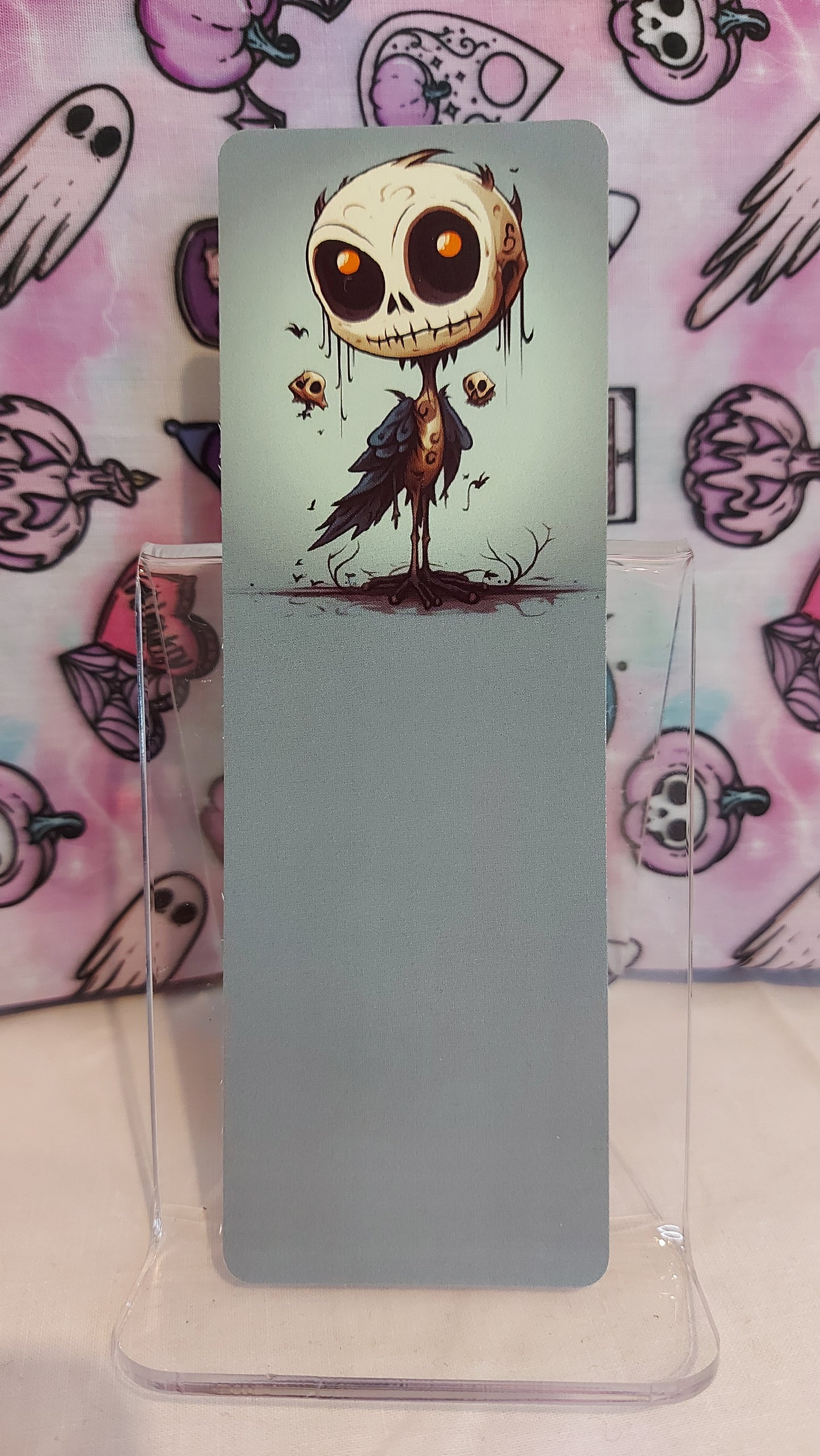 Otherworldly skelly bird bookmark