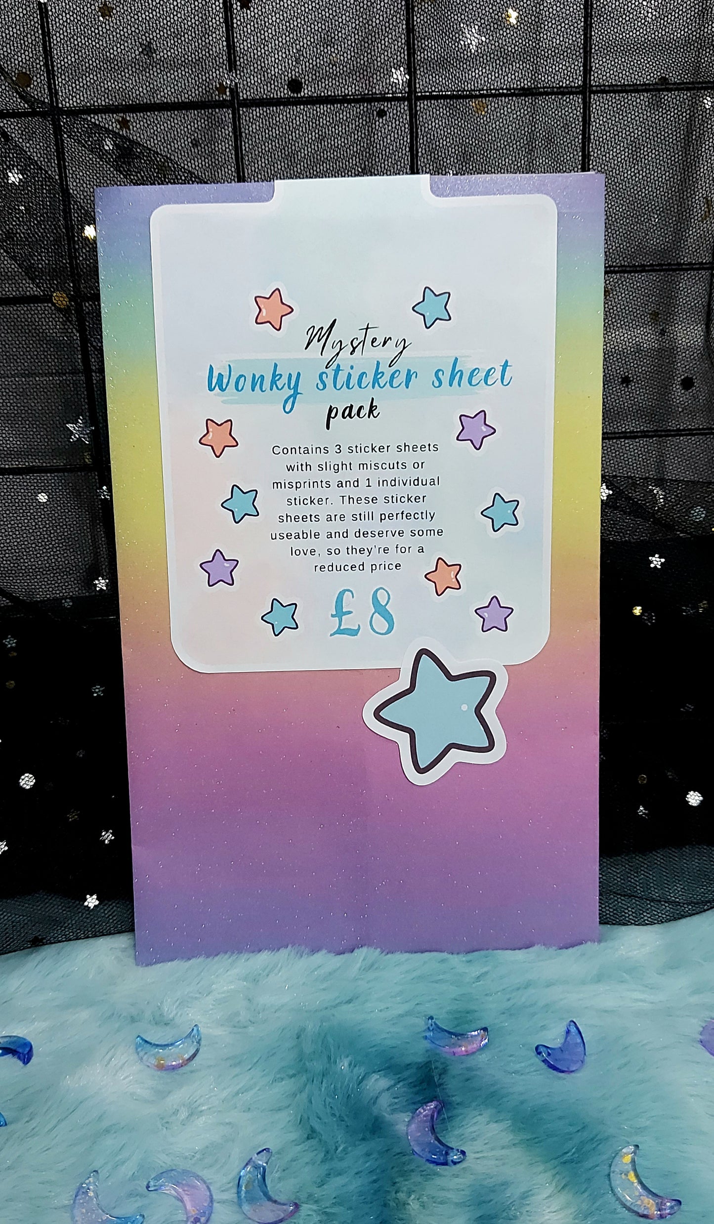 Mystery wonky sticker sheet pack