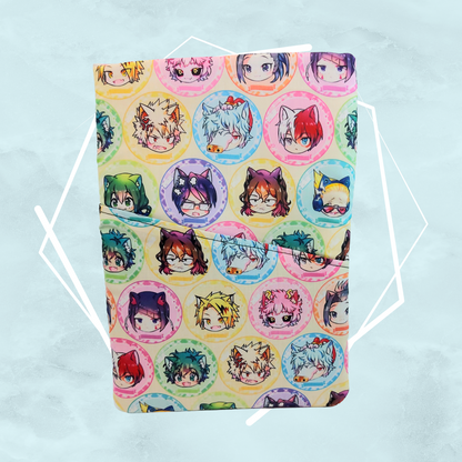 My hero chibis booksleeve