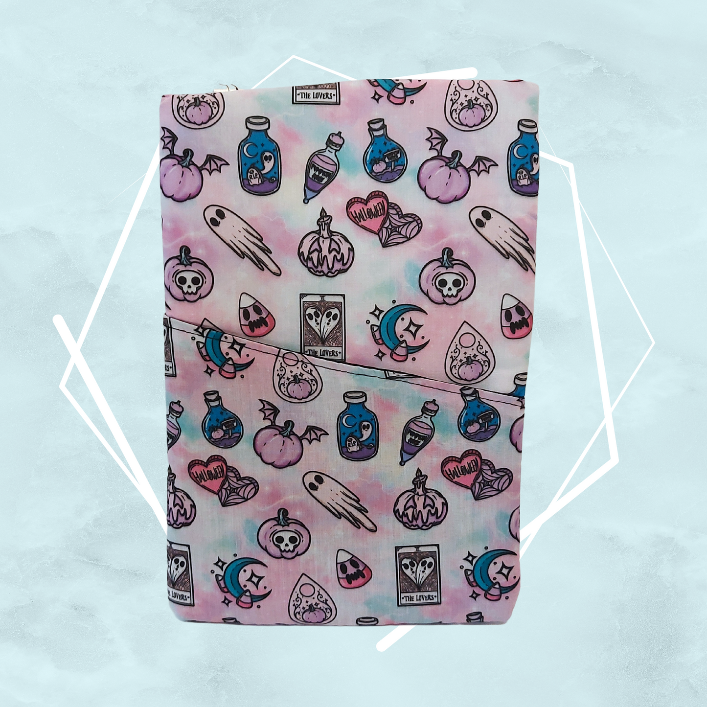 Pink Halloween booksleeve