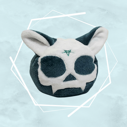 Cat skull plushies