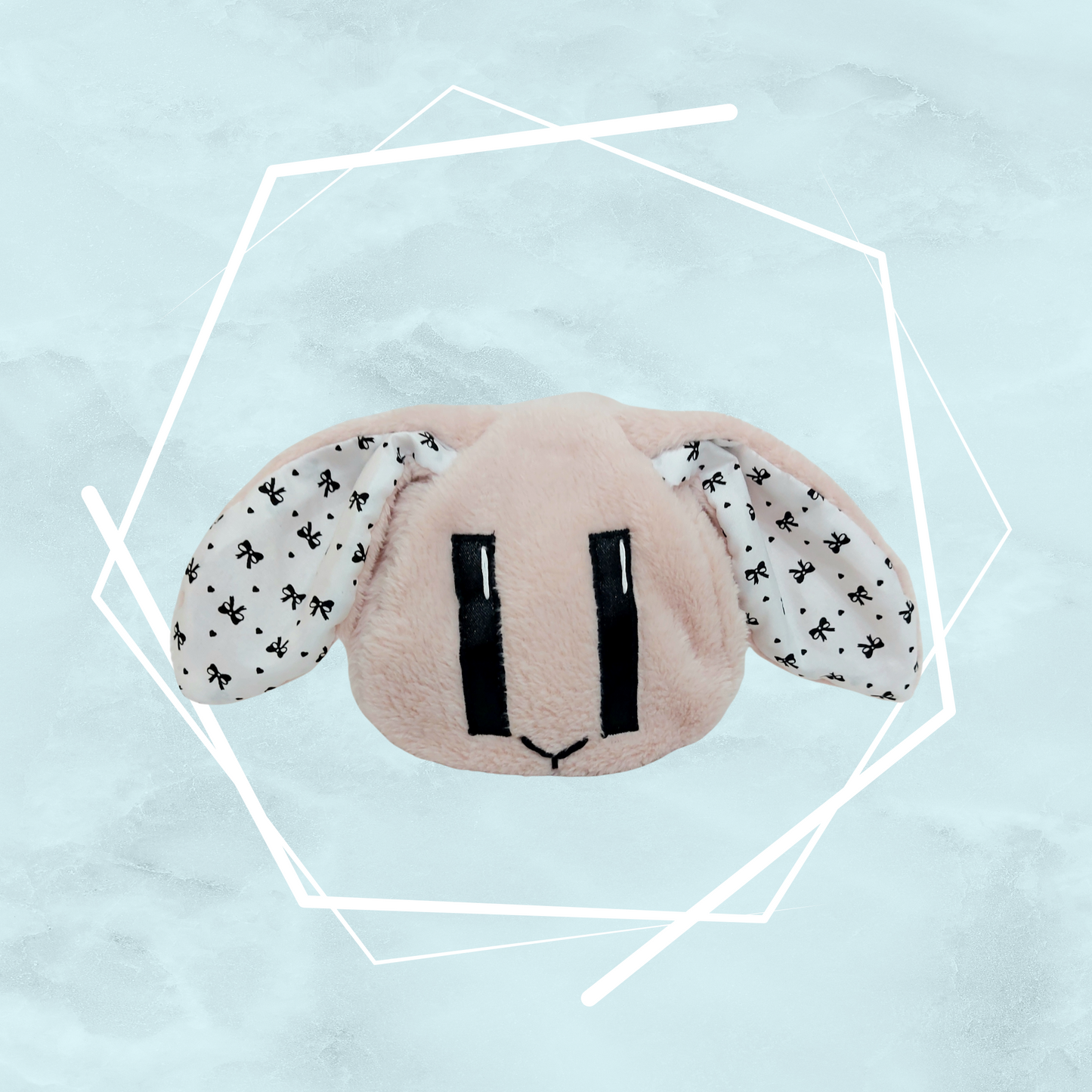 Freya's Madpeak made handmade stuffed toy in small size, pale pink color