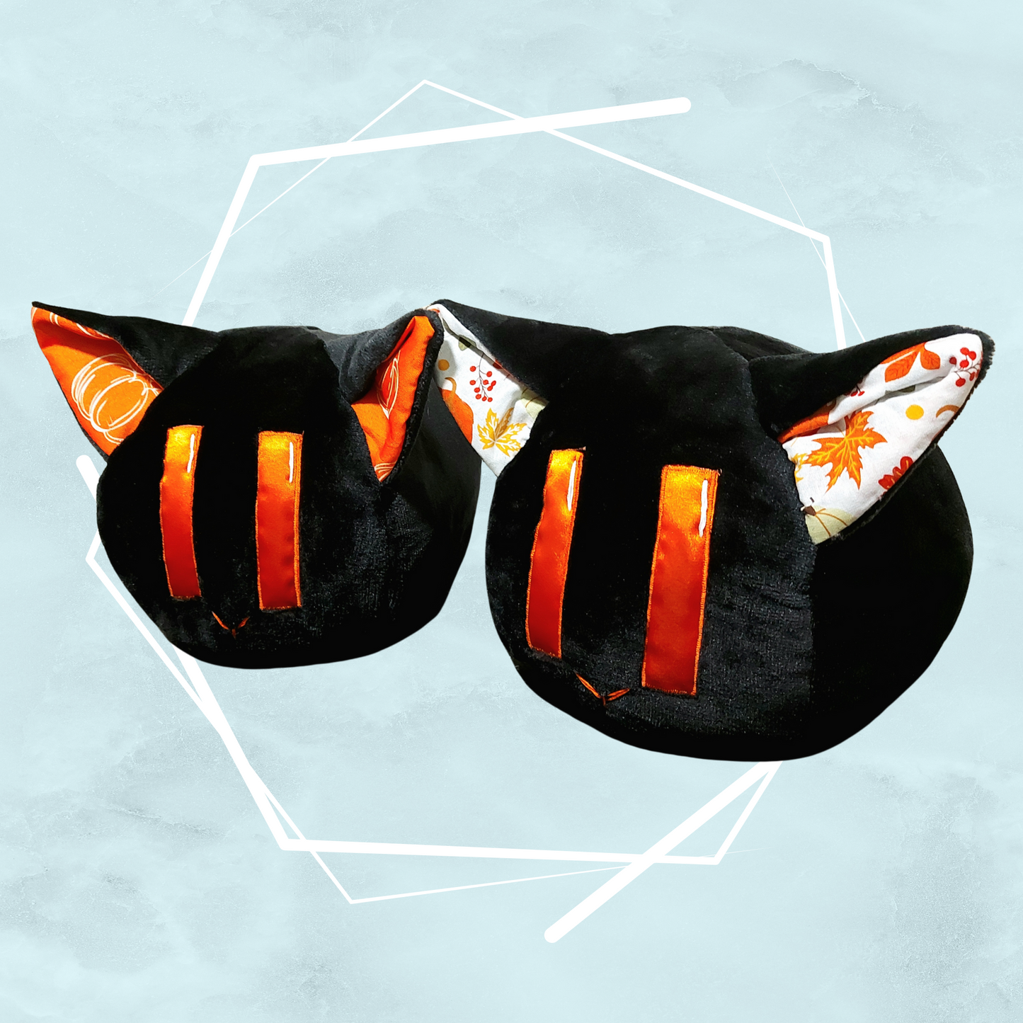 Autumn cats plushies