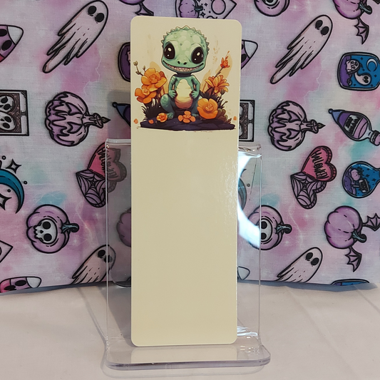 Otherworldly lizard bookmark
