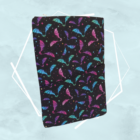 Colorful bats booksleeve