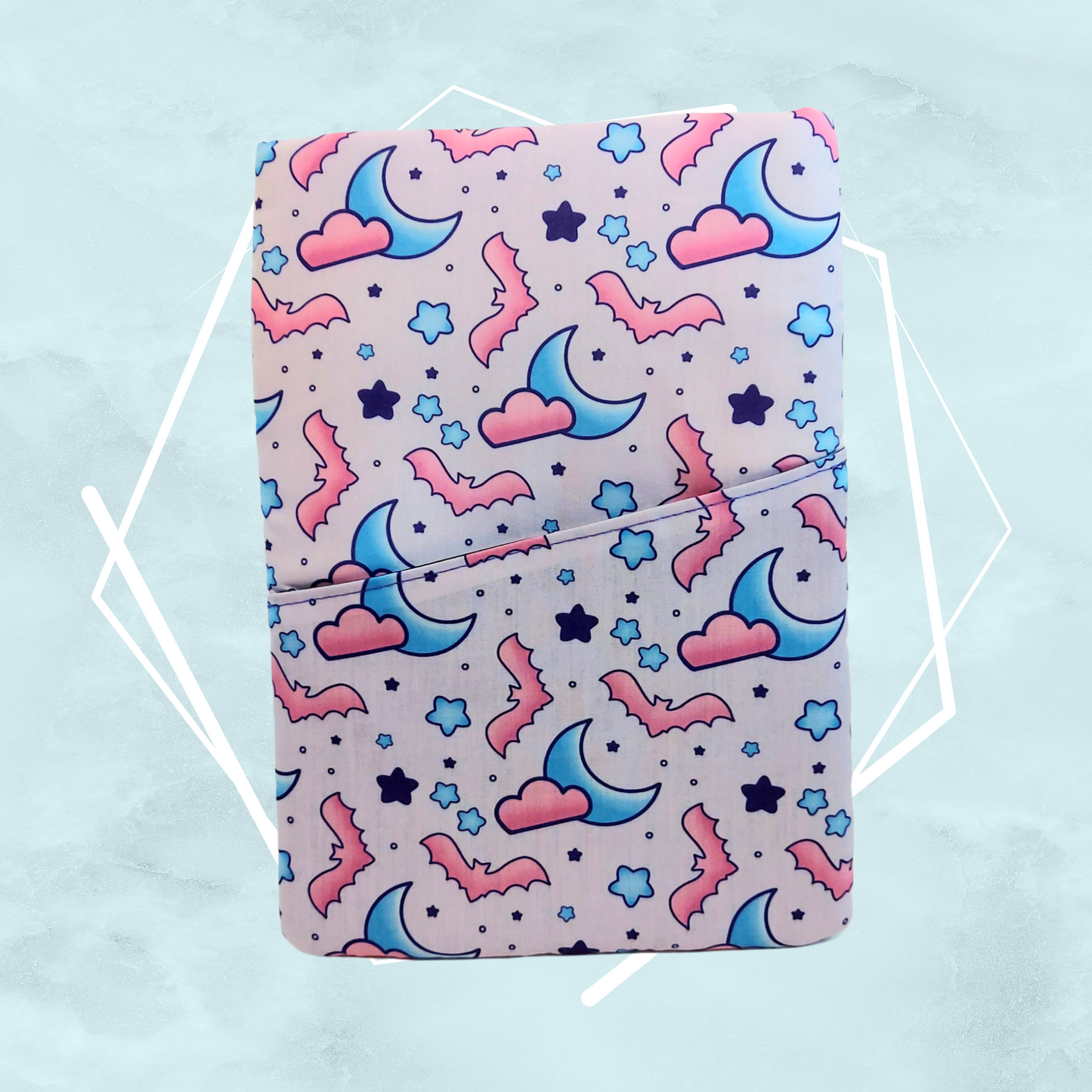 Moon and bats booksleeve