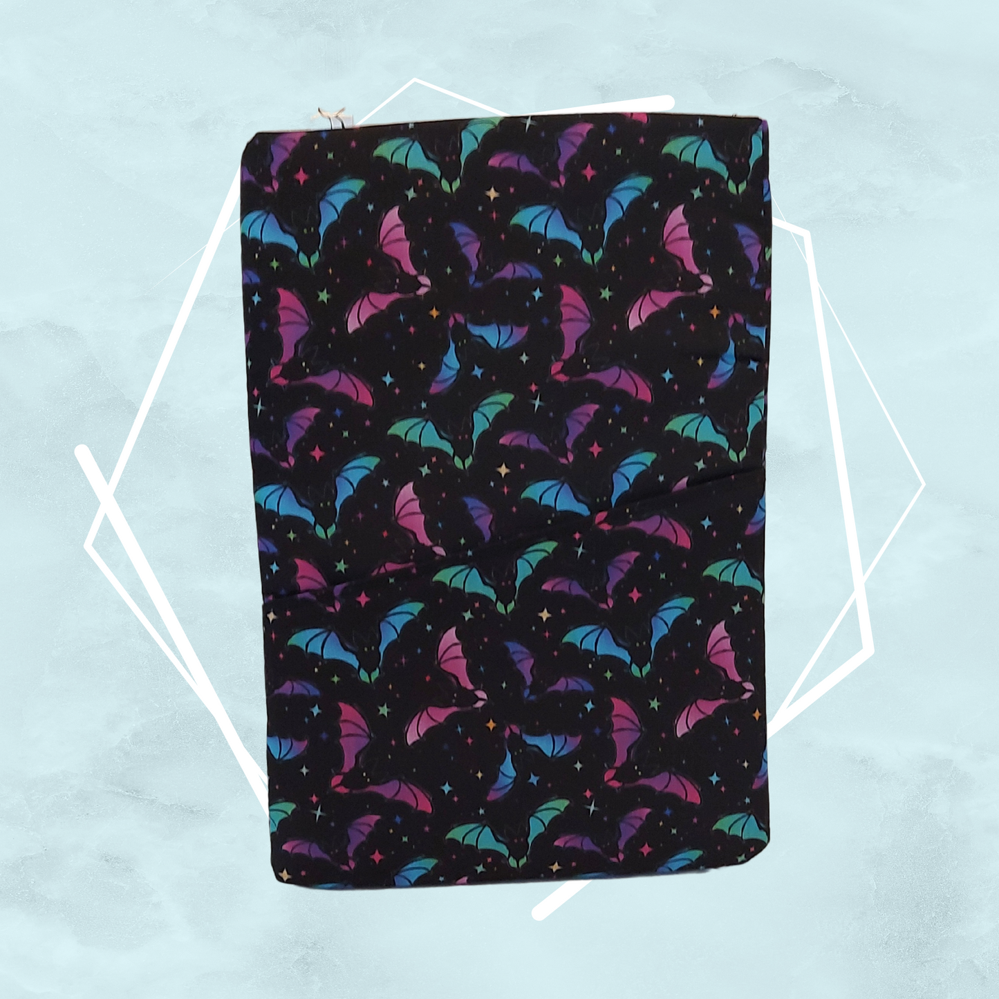 Colorful bats booksleeve