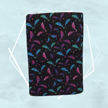 Colorful bats booksleeve