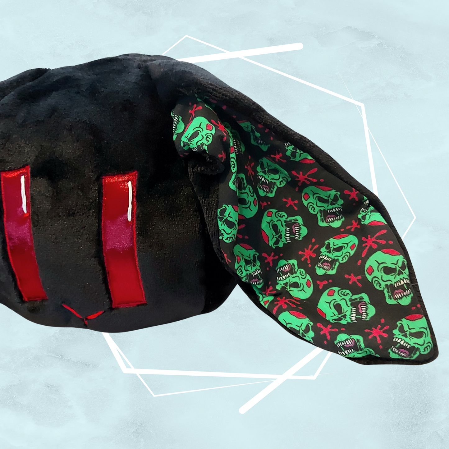 Black zombies plushies