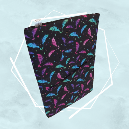 Colorful bats booksleeve