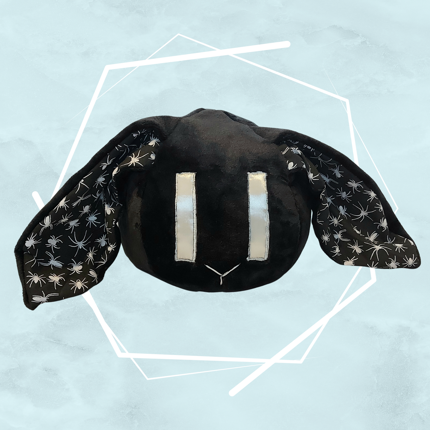 Spiderweb bunny plushie