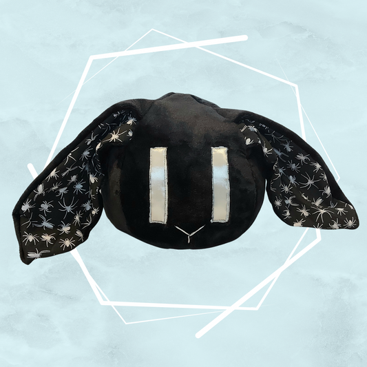 Spiderweb bunny plushie