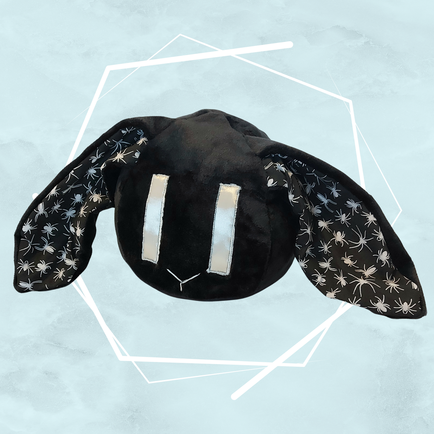 Spiderweb bunny plushie