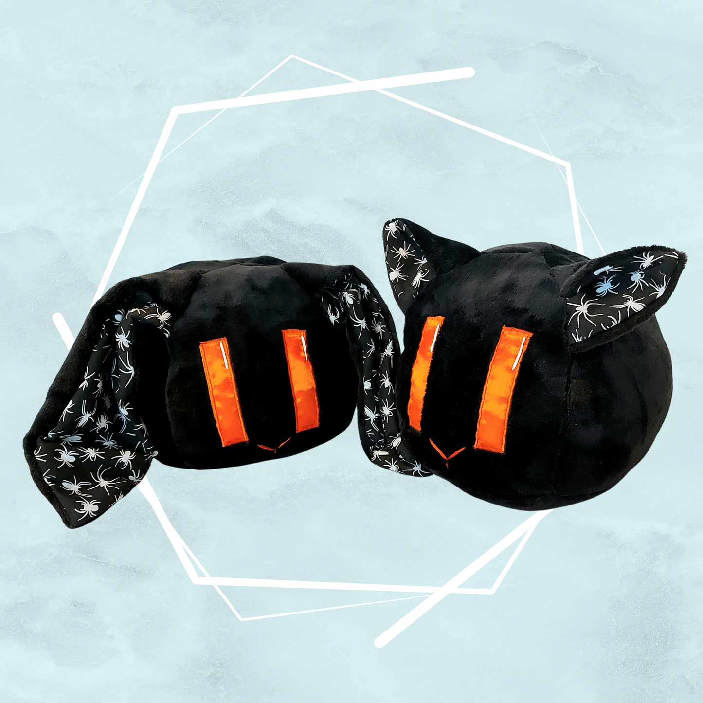 Halloween spiders plushies