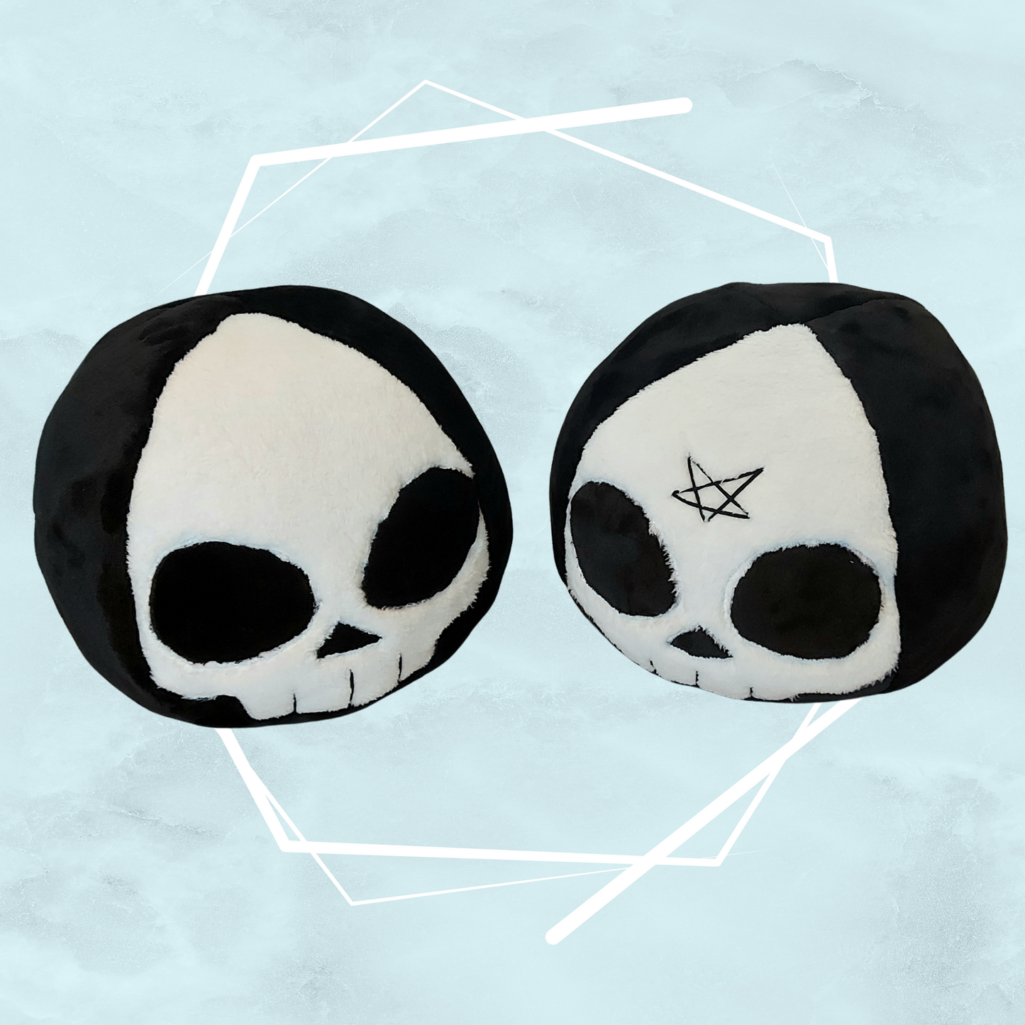 Skull plushies