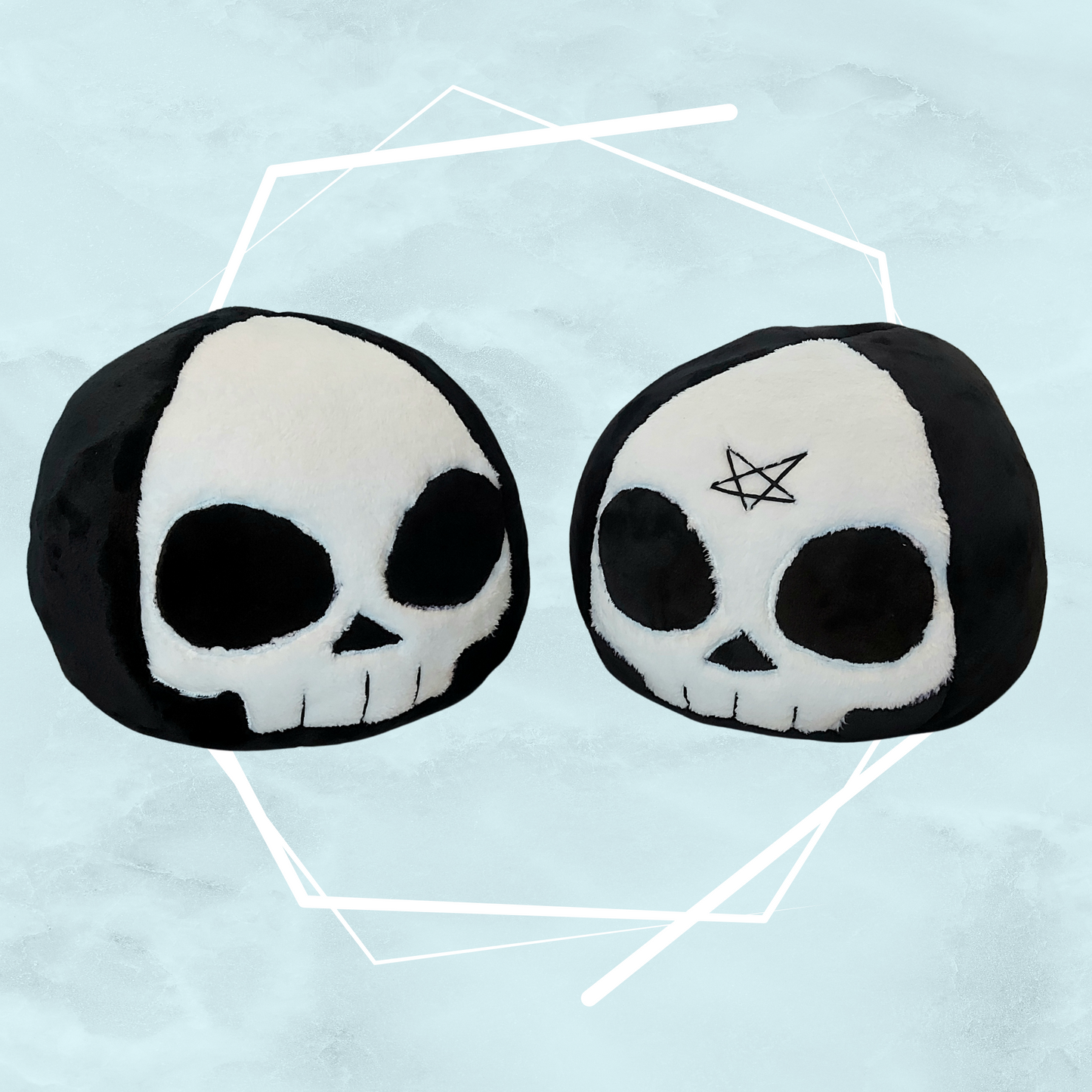 Skull plushies