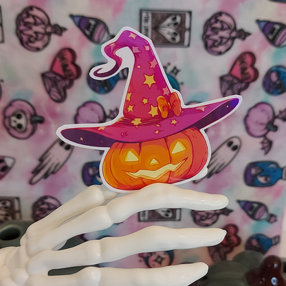 Pumpkin Halloween sticker