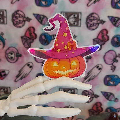 Pumpkin Halloween sticker