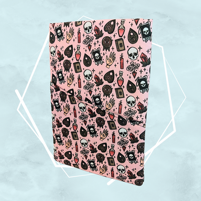 Pink witchy booksleeve