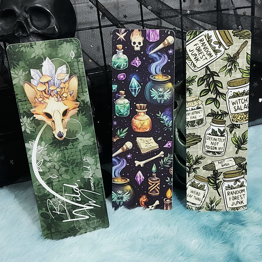 Witchy season bookmark set of 3
