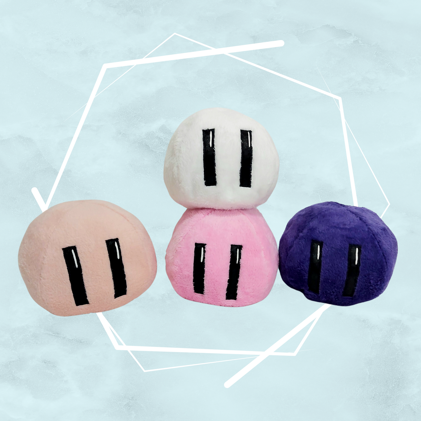 Small dango plushies